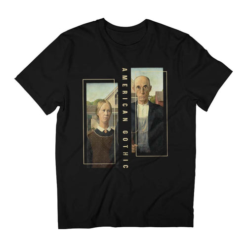American Gothic Grant Wood Men's T-Shirt product image 1