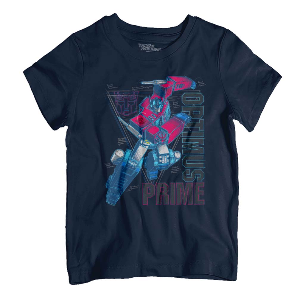 Transformers Optimus Prime Labelled Kid's T-Shirt product image 1