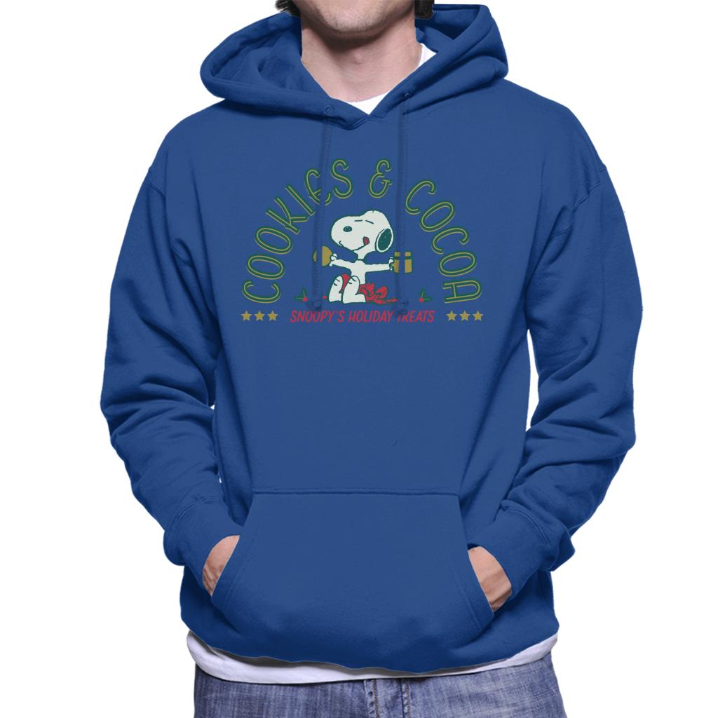 Peanuts Christmas Snoopy Cookies And Cocoa Men's Hooded product image 6