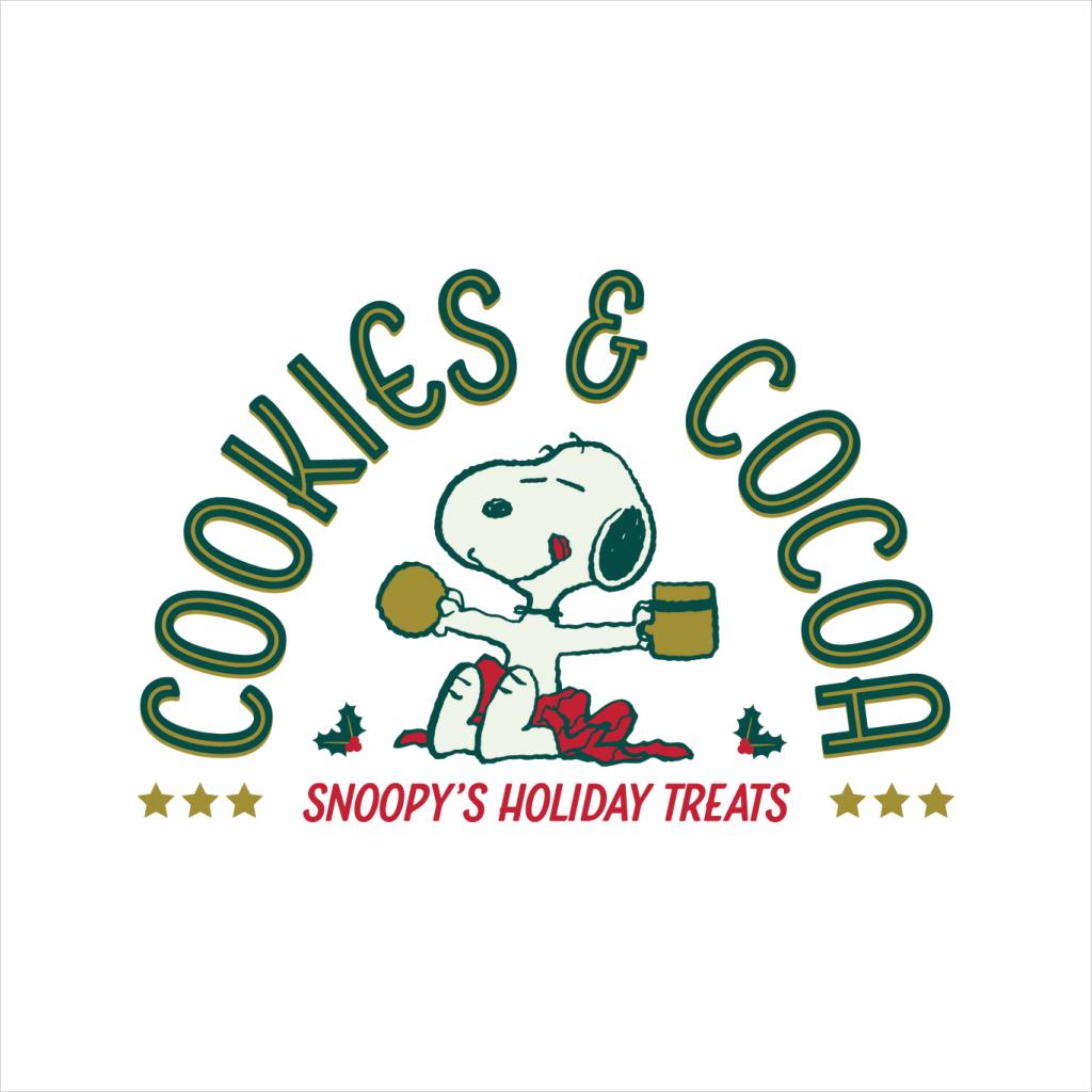Peanuts Christmas Snoopy Cookies And Cocoa Men's Sweatshirt product image 5