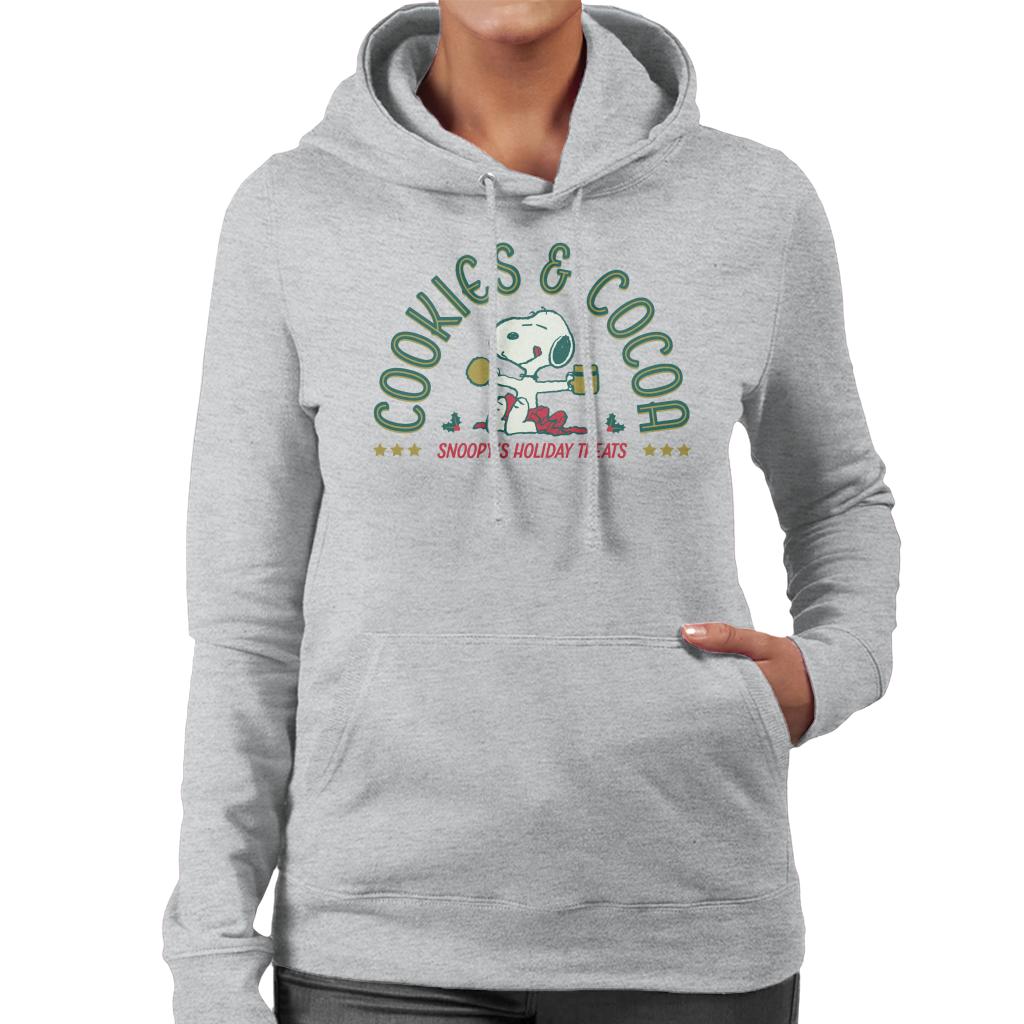 Peanuts Christmas Snoopy Cookies And Cocoa Women's Hooded product image 1