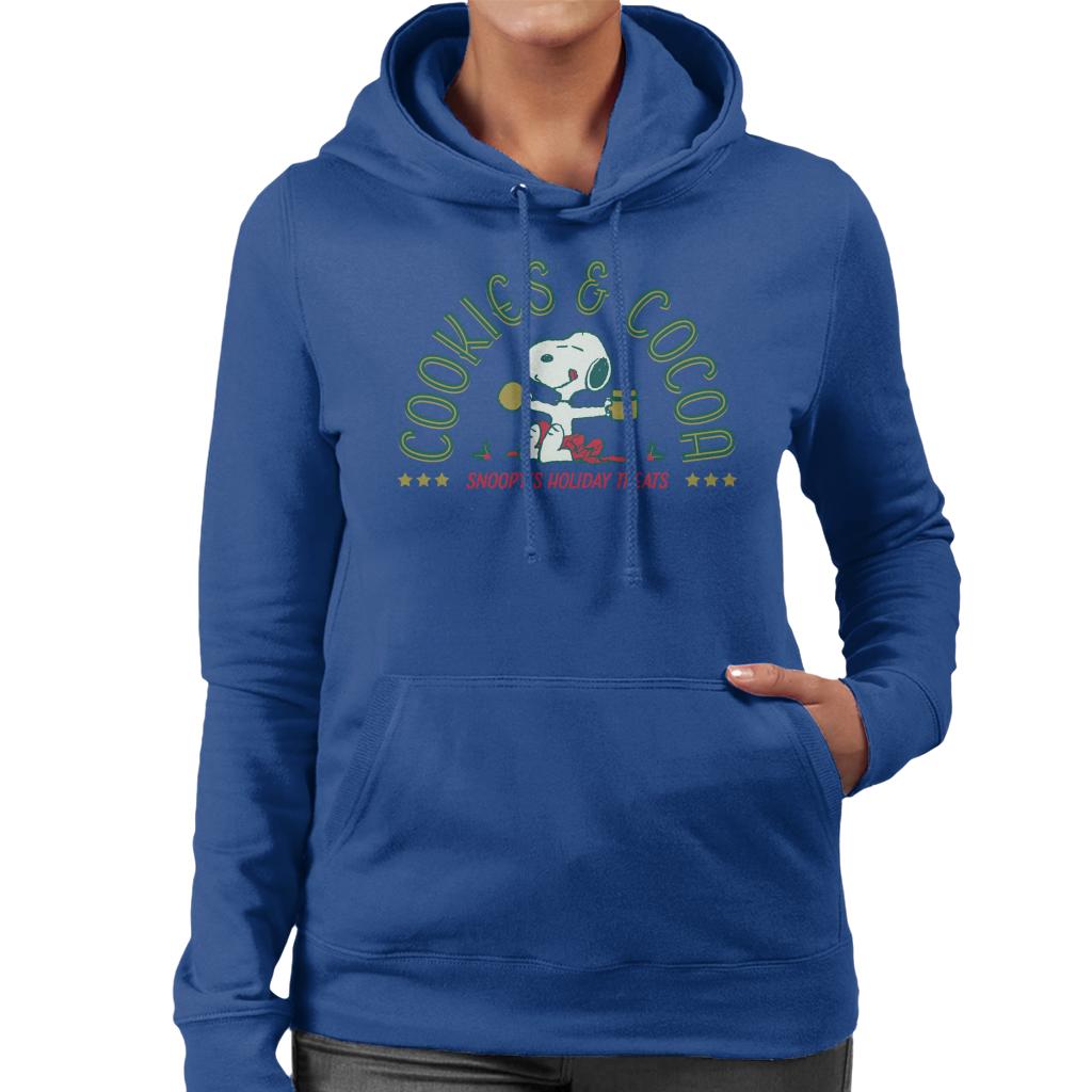Peanuts Christmas Snoopy Cookies And Cocoa Women's Hooded product image 6
