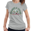 Peanuts Christmas Snoopy Cookies And Cocoa Women's T-Shirt product image 1