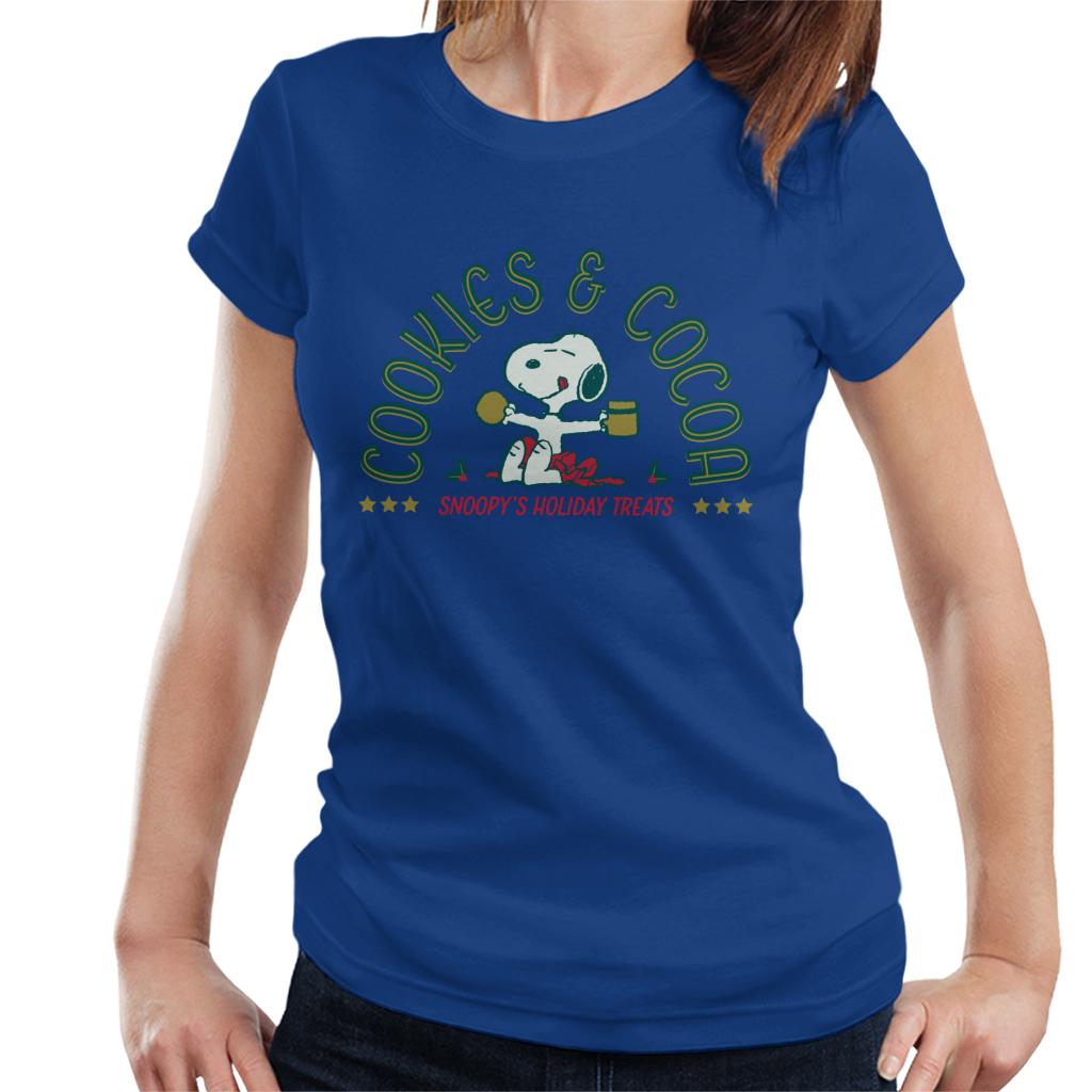 Peanuts Christmas Snoopy Cookies And Cocoa Women's T-Shirt product image 6