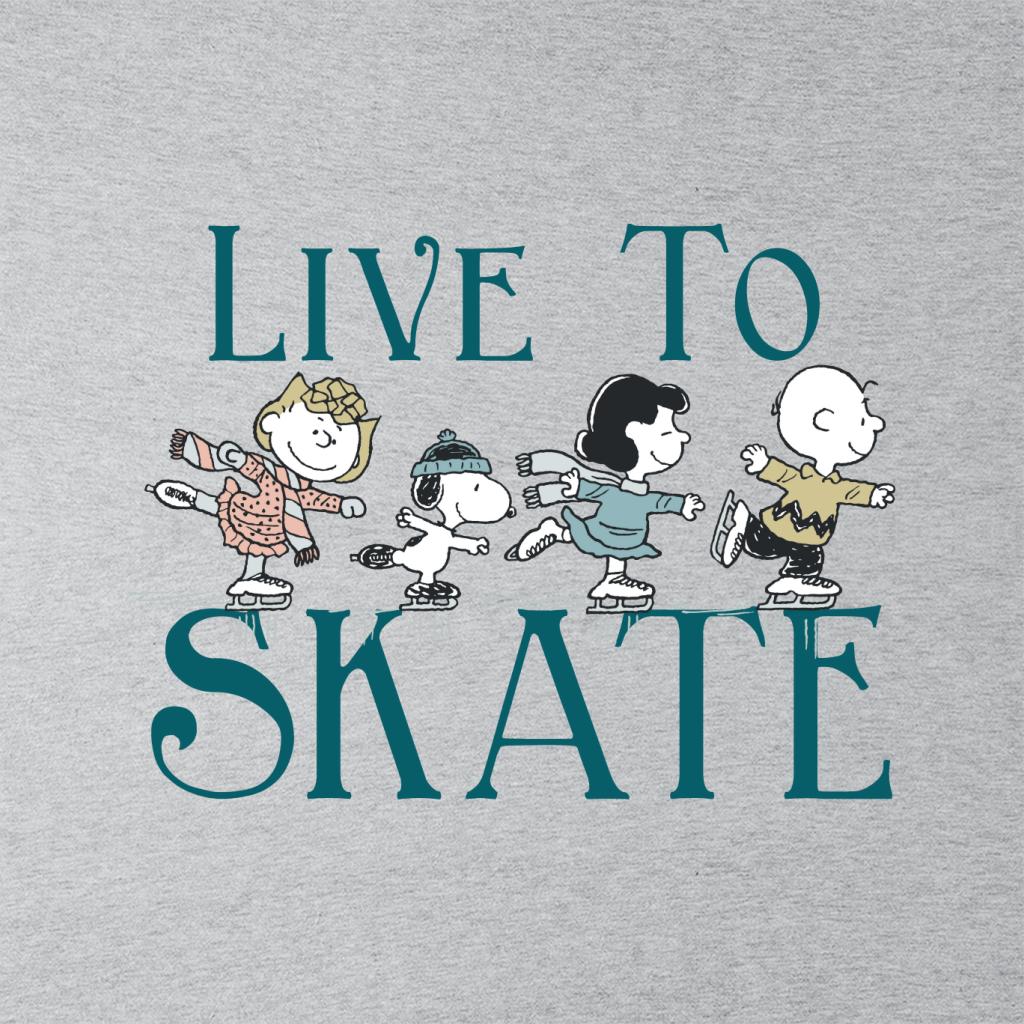 Peanuts Live To Skate Men's T-Shirt product image 2