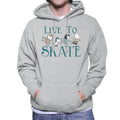 Peanuts Live To Skate Men's Hooded Sweatshirt product image 1