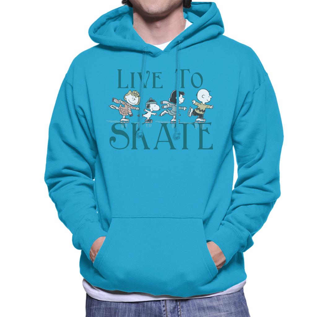 Peanuts Live To Skate Men's Hooded Sweatshirt product image 6