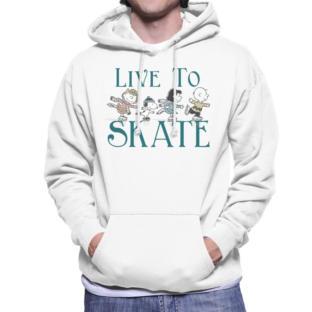 Peanuts Live To Skate Men's Hooded Sweatshirt product image 4