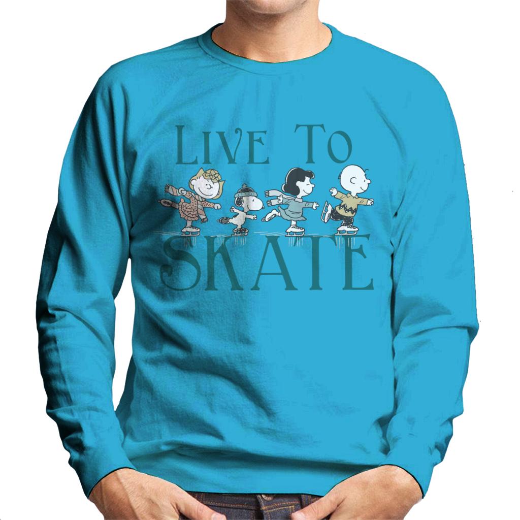 Peanuts Live To Skate Men's Sweatshirt product image 6
