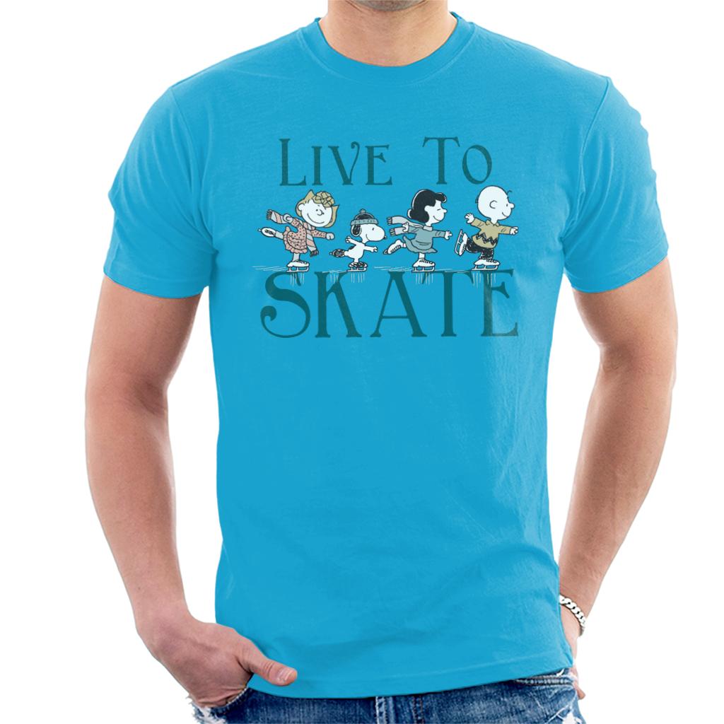 Peanuts Live To Skate Men's T-Shirt product image 6