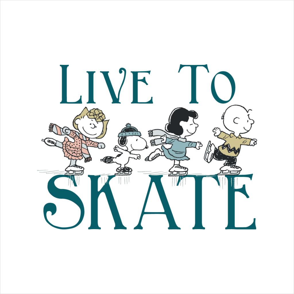 Peanuts Live To Skate Women's T-Shirt product image 5
