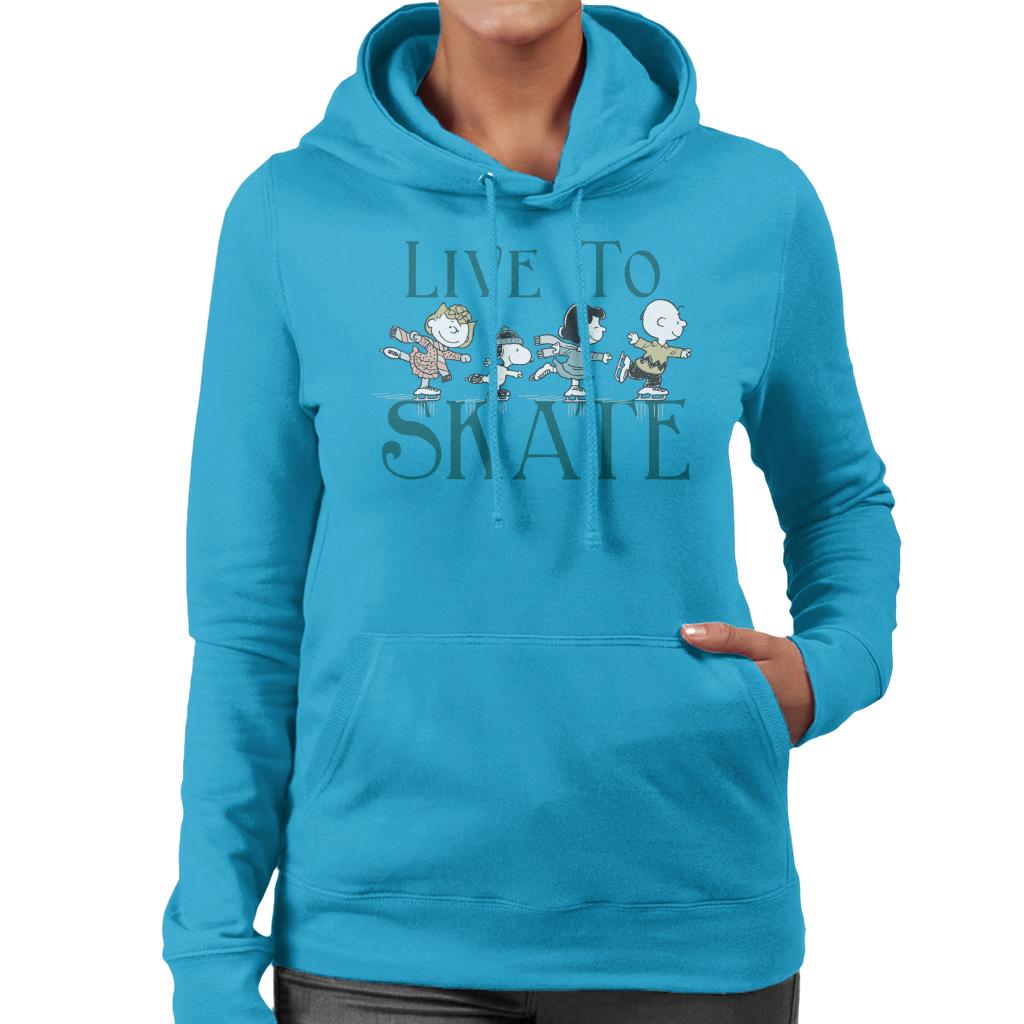 Peanuts Live To Skate Women's Hooded Sweatshirt product image 6