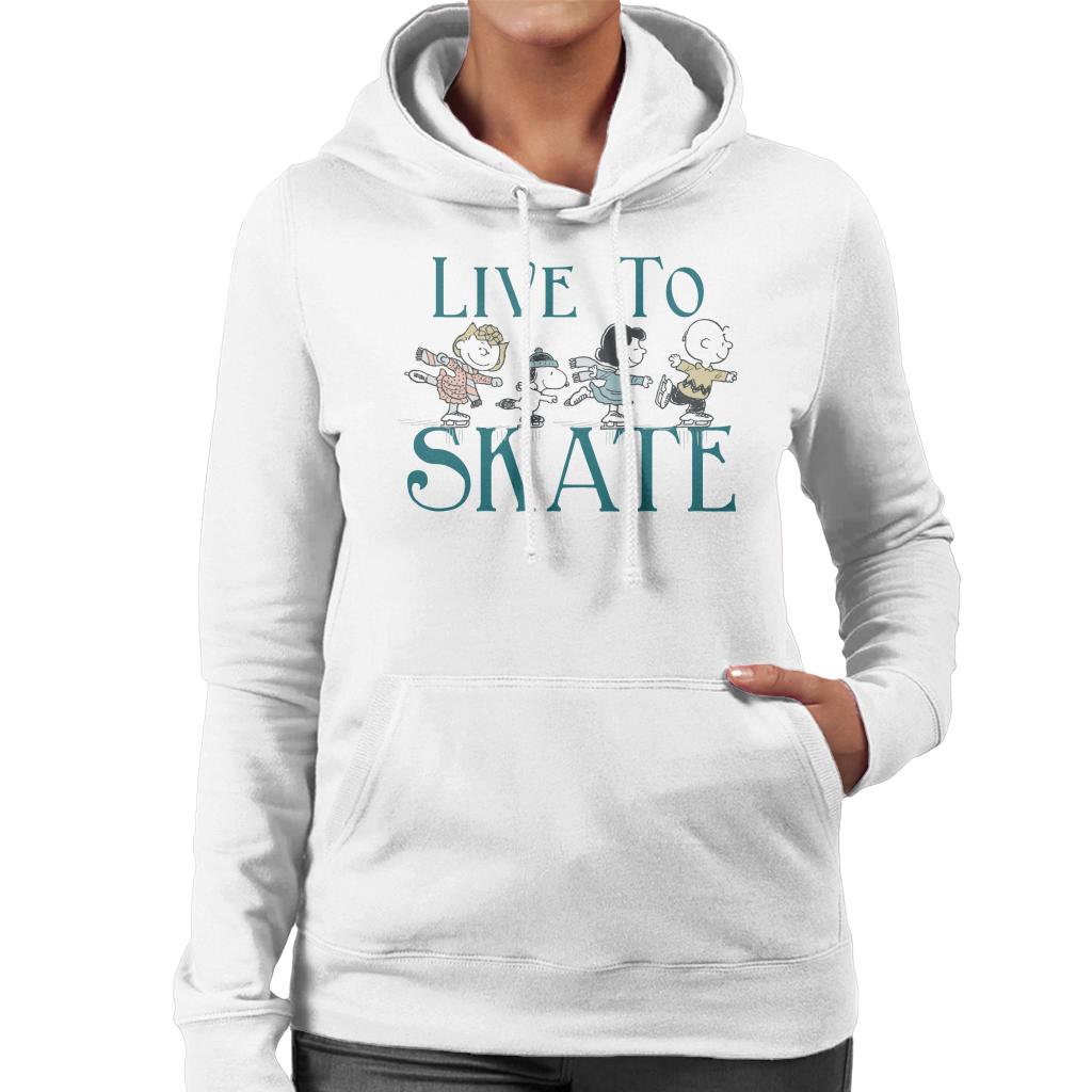 Peanuts Live To Skate Women's Hooded Sweatshirt product image 4