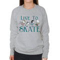 Peanuts Live To Skate Women's Sweatshirt product image 1