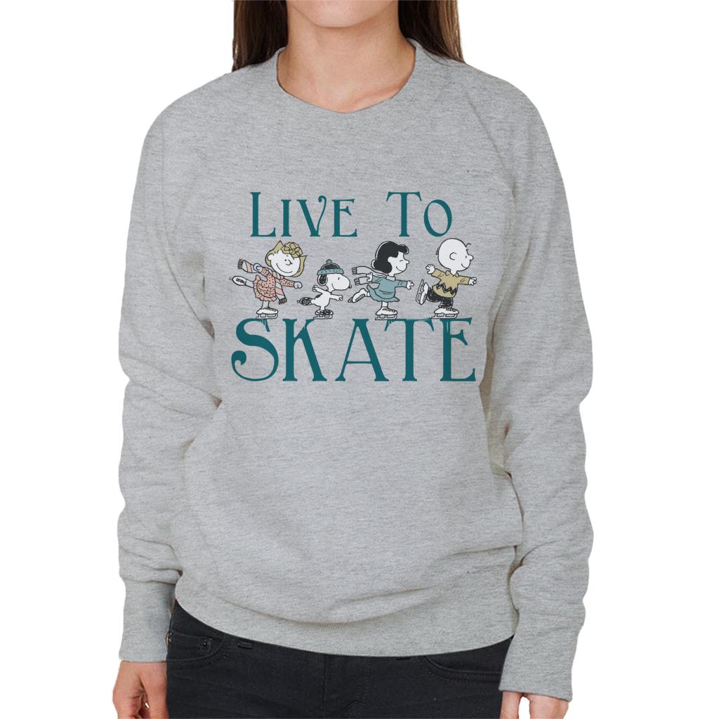 Peanuts Live To Skate Women's Sweatshirt product image 1