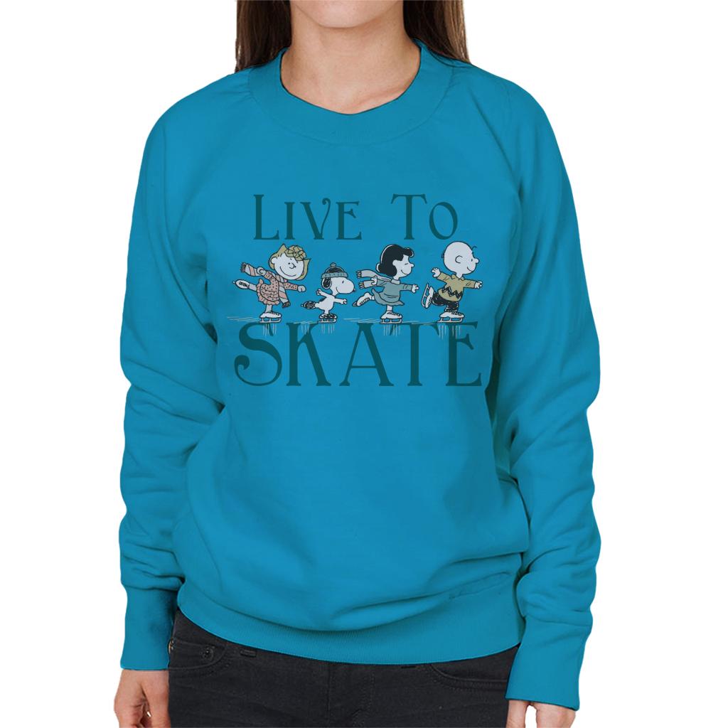 Peanuts Live To Skate Women's Sweatshirt product image 6