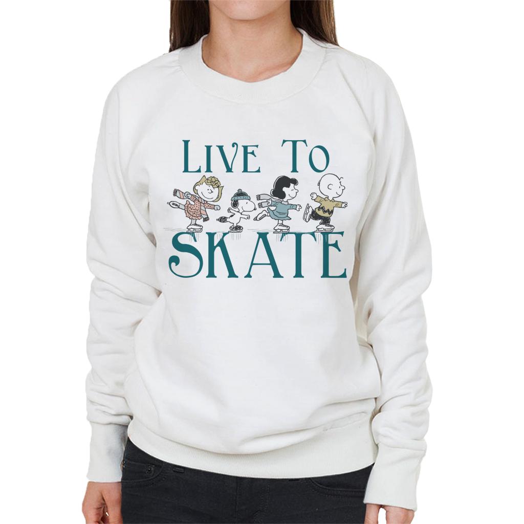 Peanuts Live To Skate Women's Sweatshirt product image 4
