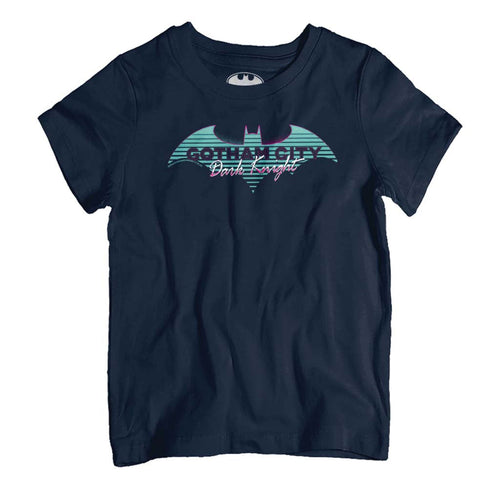 Batman Dark Knight Gotham City Retro Wave Kid's T-Shirt product image 1