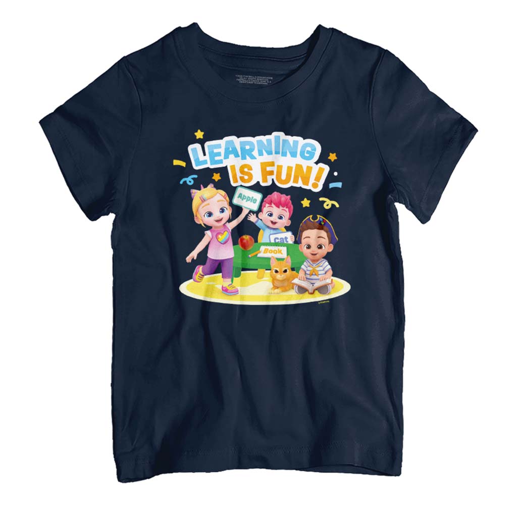 Bebefinn Bora Finn & Brody Learning Is Fun! Kids T-Shirt product image 1