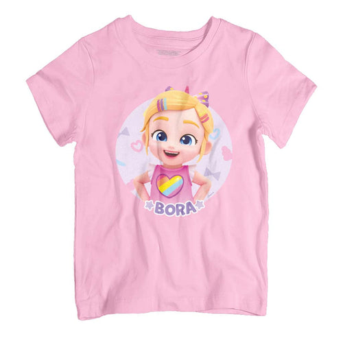 Bebefinn Bora Rainbow Heart Kids T-Shirt product image 1