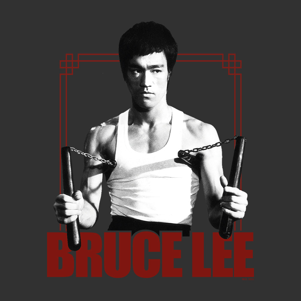 Bruce Lee Nunchaku Stance Nunchucks Men's T-Shirt product image 2