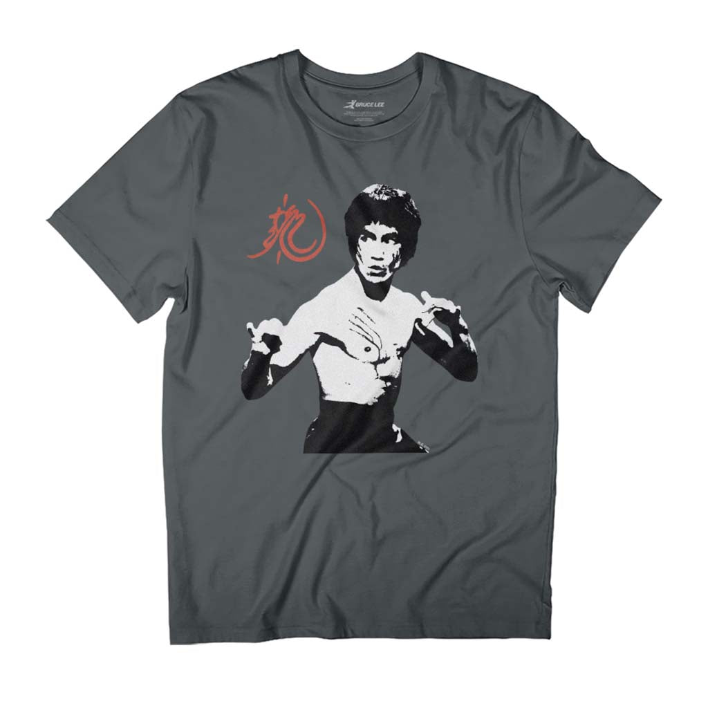 Bruce Lee Enter The Dragon Black & White Art Men's T-Shirt product image 1