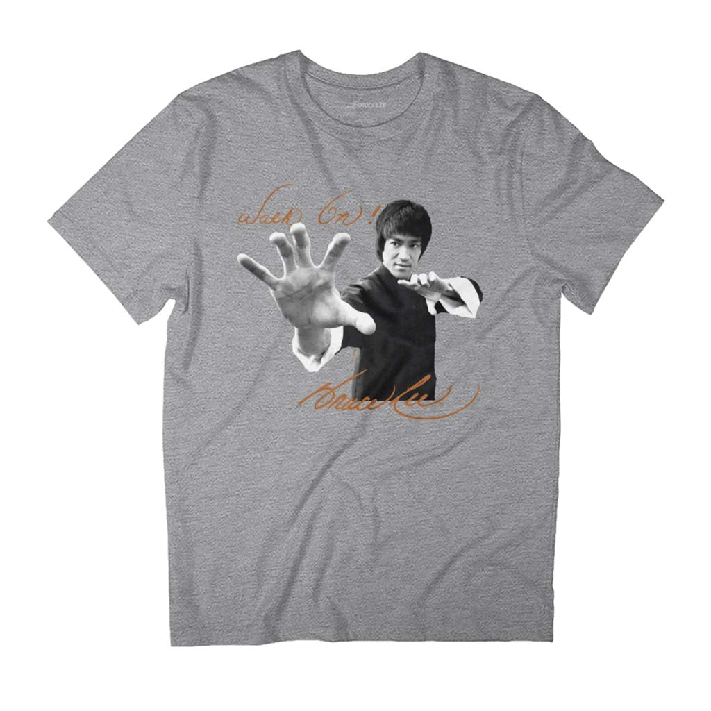 Bruce Lee Walk On! Philosophy Quote Men's T-Shirt product image 1