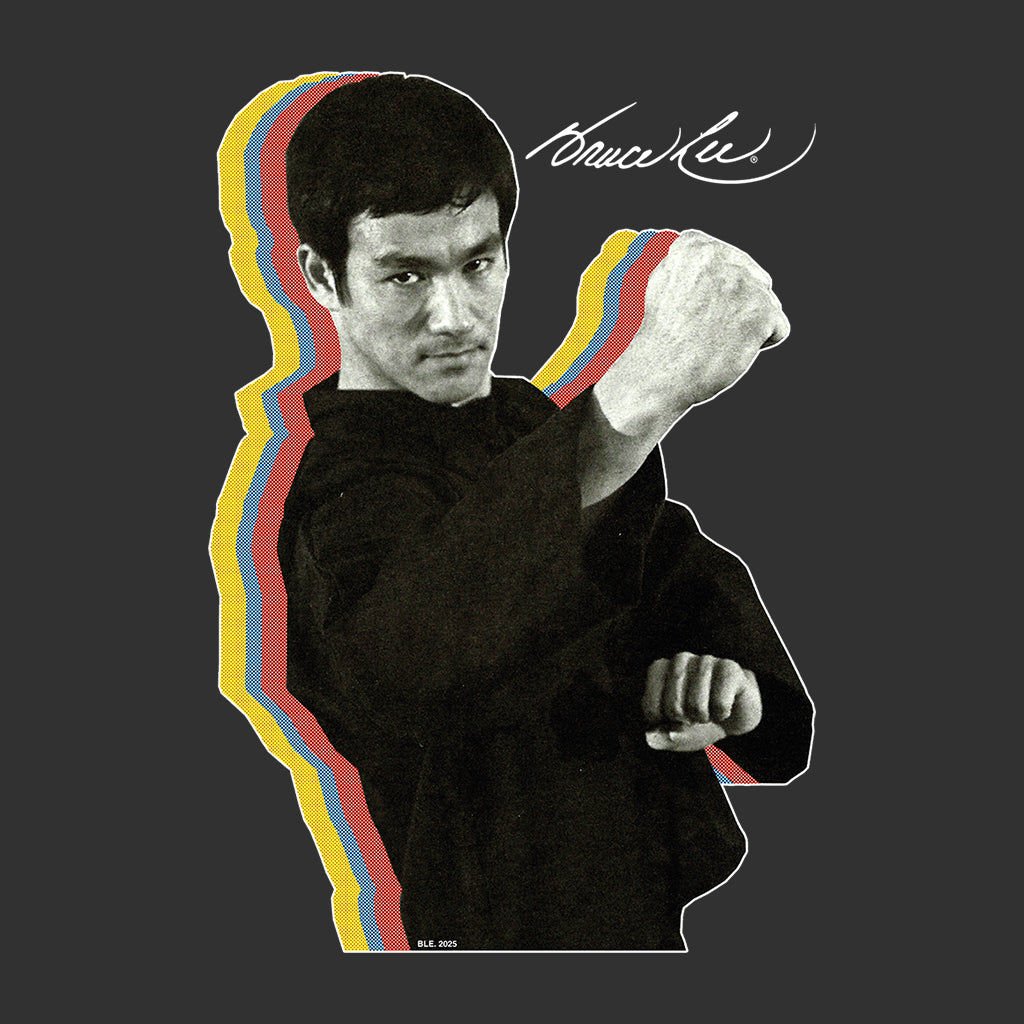 Bruce Lee Photo From Fighting Method Book Men's T-Shirt product image 2