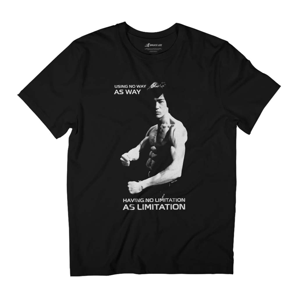 Bruce Lee Using No Way As Philosophy Quote Men's T-Shirt product image 1