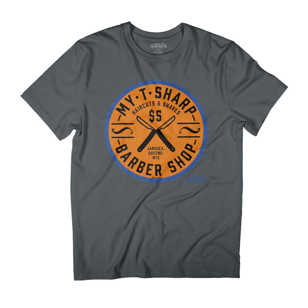 Coming To America My T Sharp Barber Shop Logo Men's T-Shirt product image 1