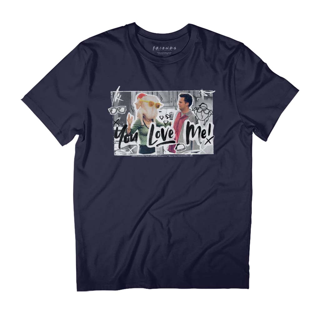Friends You Love Me Turkey Head Monica & Chandler Men's product image 1