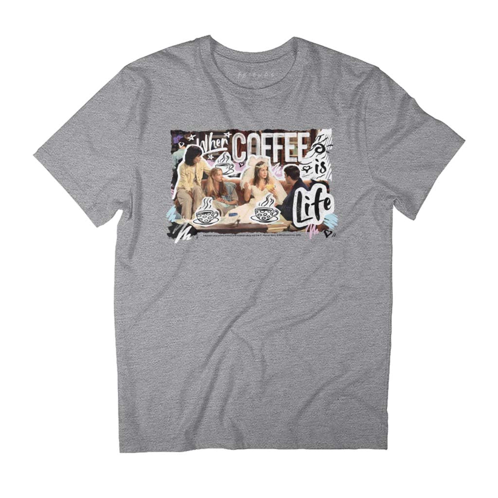 Friends When Coffee Is Life Central Perk Scene Men's T-Shirt product image 1