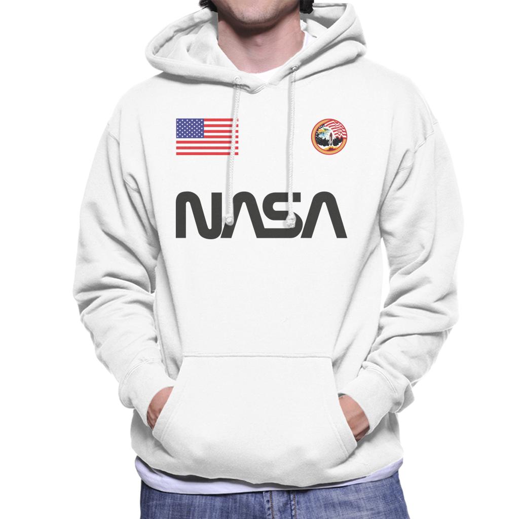 NASA Worm Logo US Flag And Apollo Mission Eagle Men's product image 4