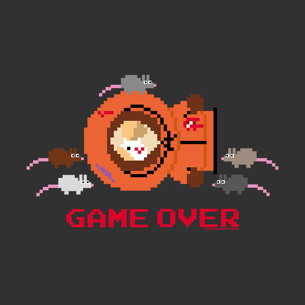 South Park Kenny Dead Game Over Pixelated Men's T-Shirt product image 2