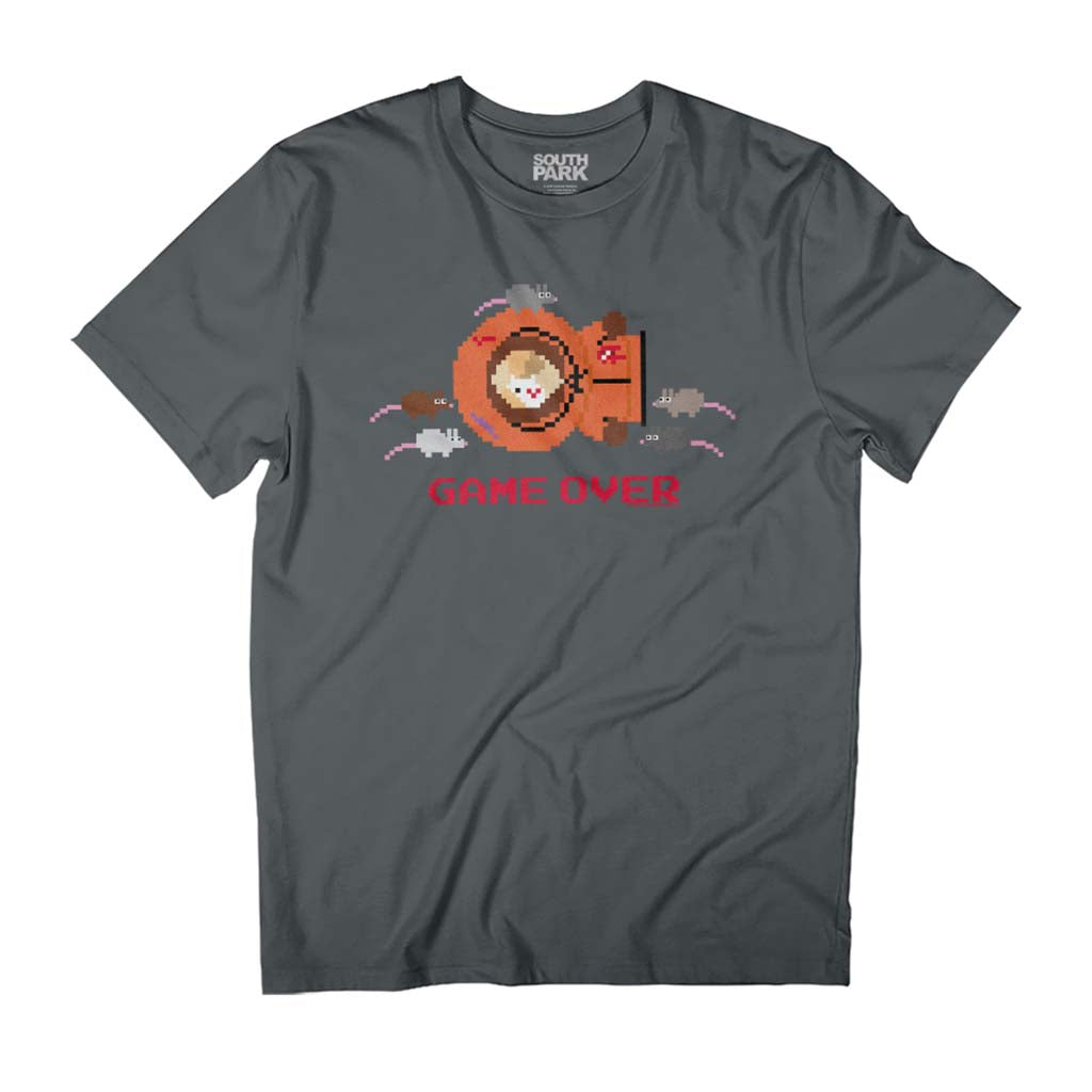 South Park Kenny Dead Game Over Pixelated Men's T-Shirt product image 1