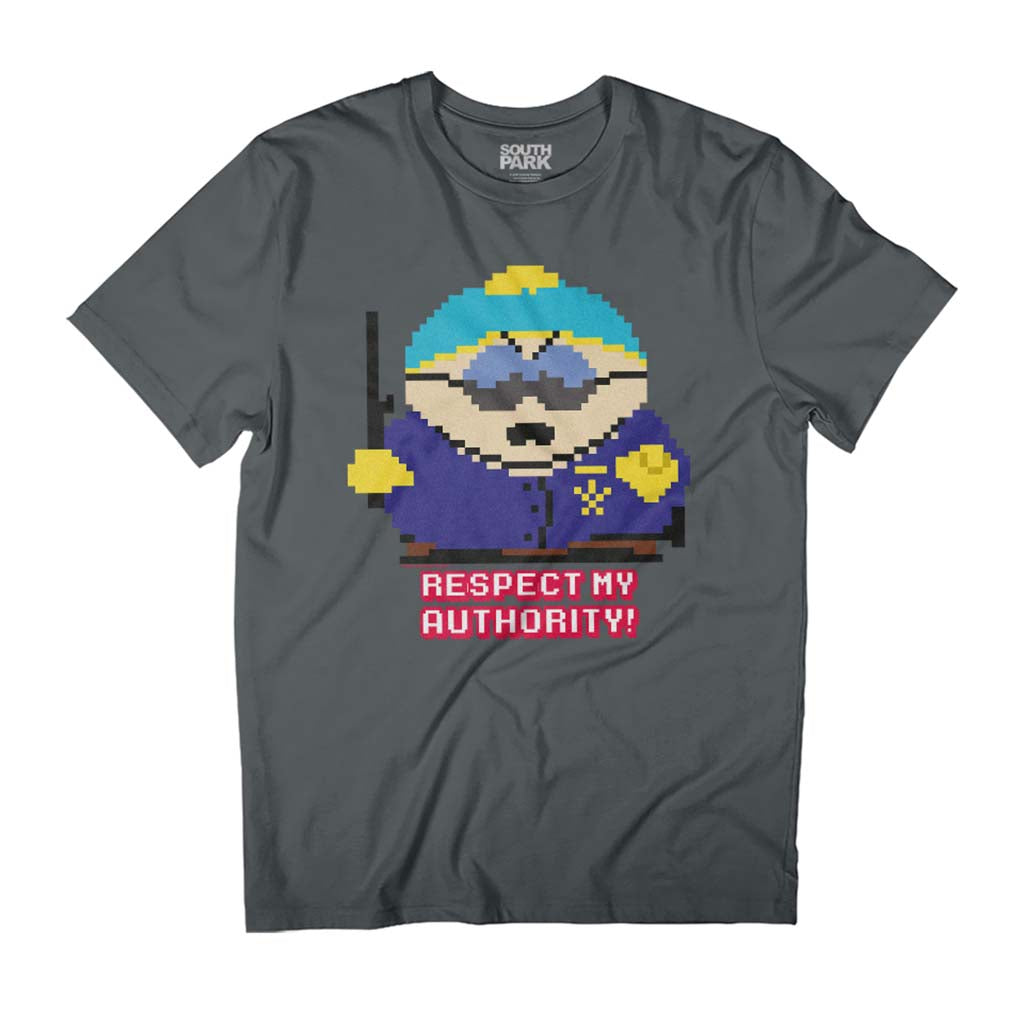 Eric Cartman Respect My Authority! Police Pixelated Men's product image 1