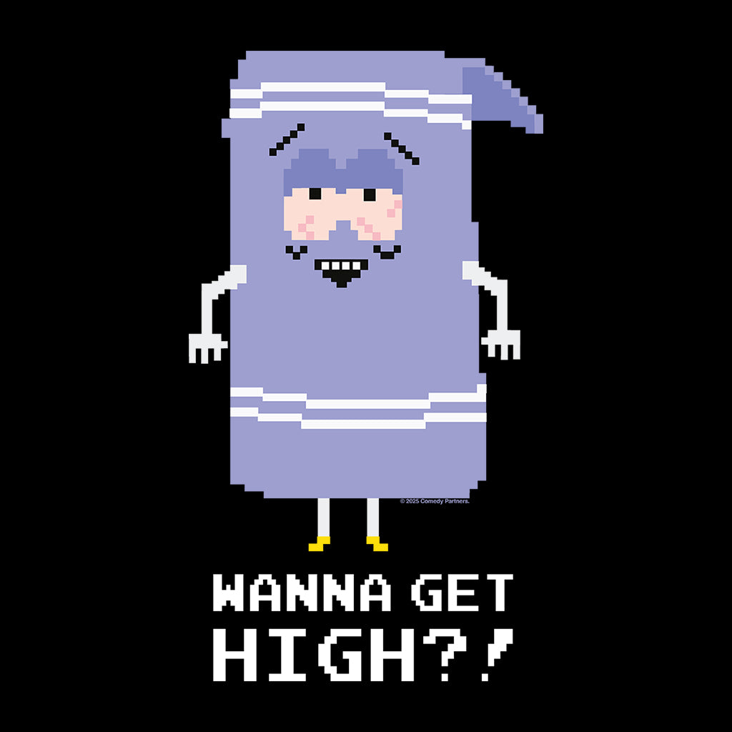 South Park Towelie Wanna Get High Pixelated Men's T-Shirt product image 2