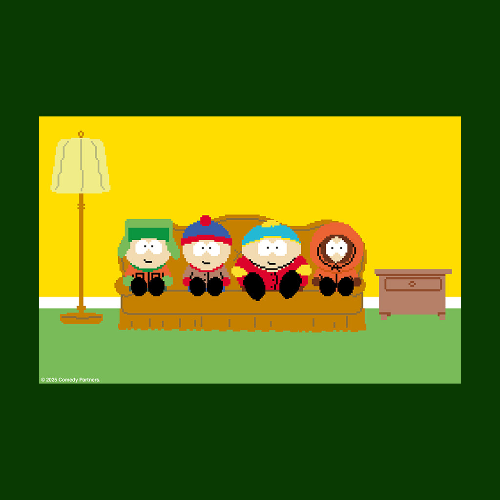 South Park Kyle Stan Cartman & Kenny On Couch Pixelated product image 2