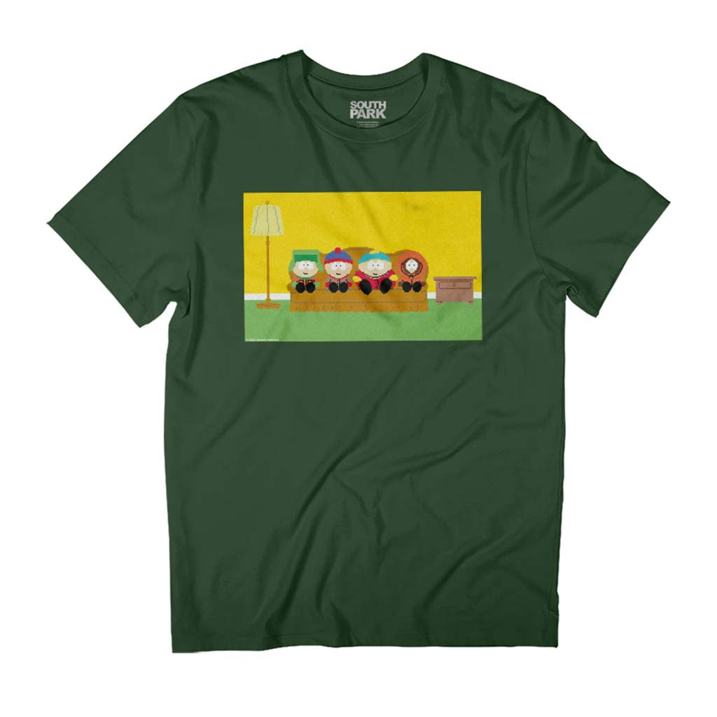 South Park Kyle Stan Cartman & Kenny On Couch Pixelated product image 1