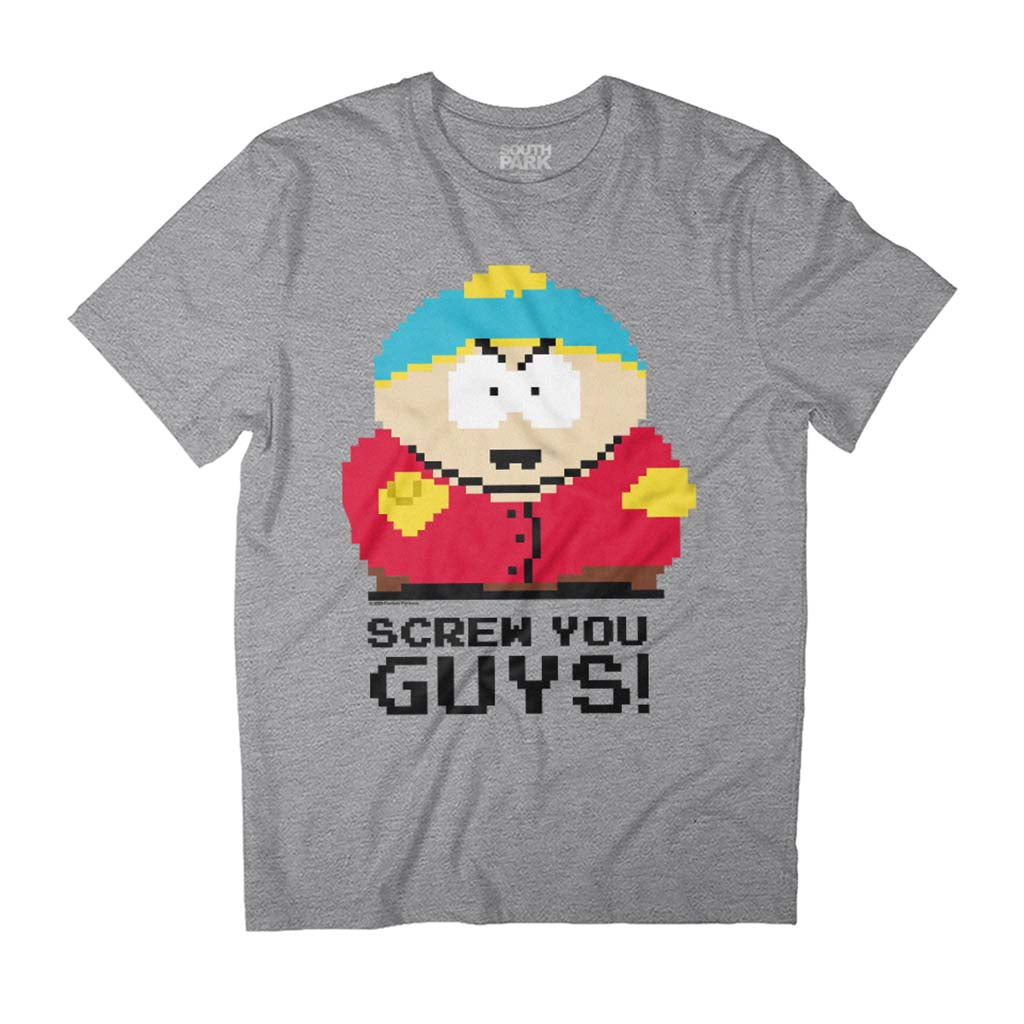 South Park Eric Cartman Screw You Guys! Pixelated Men's product image 1