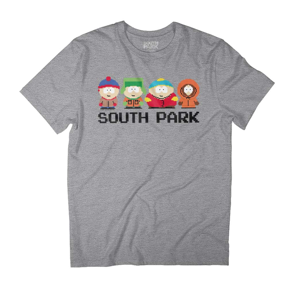 South Park Gang Stan Kyle Cartman & Kenny Pixelated Men's product image 1