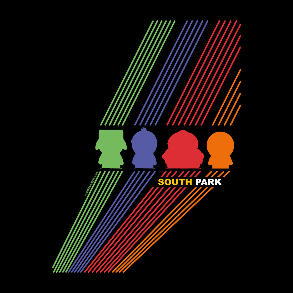 South Park Stan Kenny Kyle & Cartman Colour Line Art Men's product image 2
