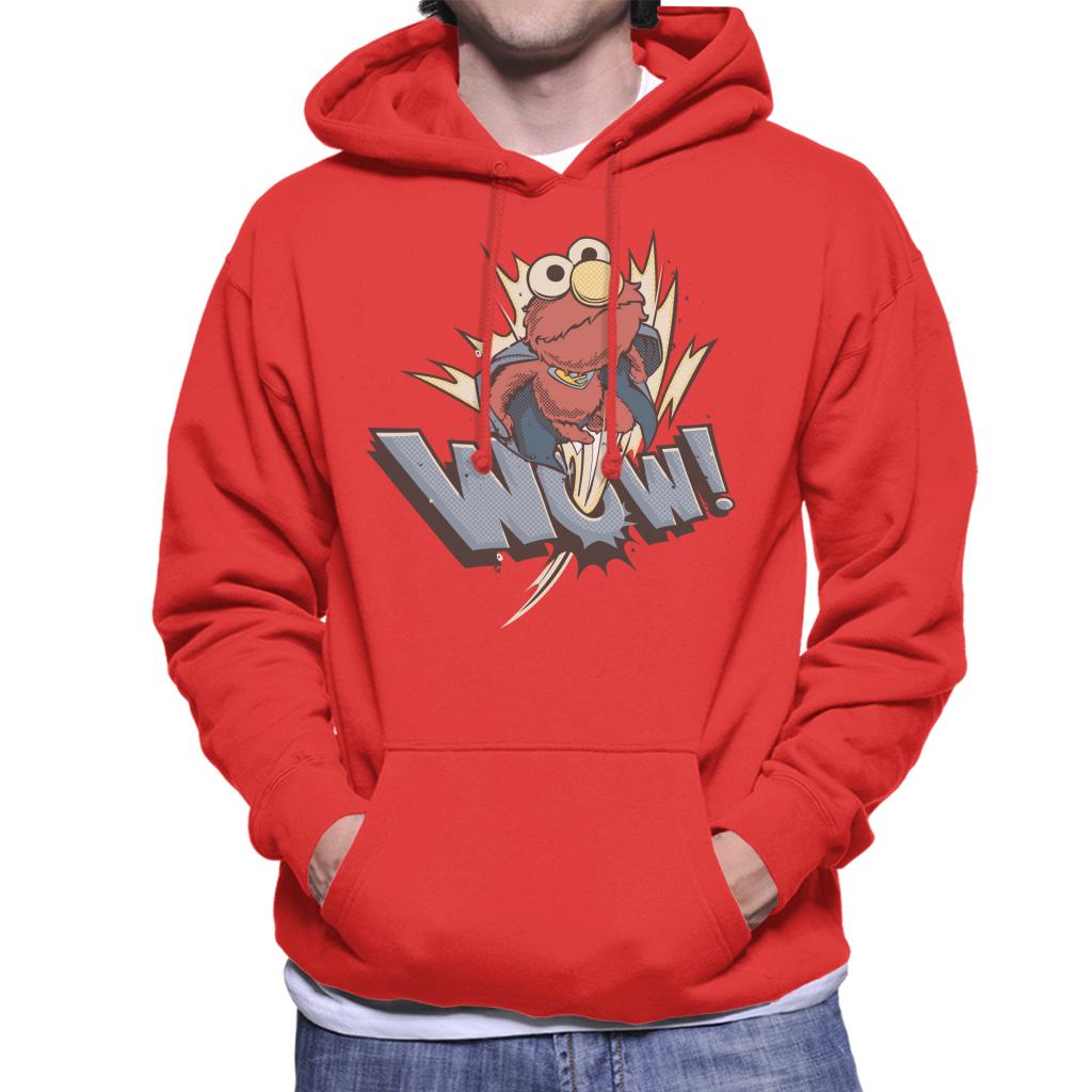 Sesame Street Elmo The Superhero Wow Men's Hooded Sweatshirt product image 6