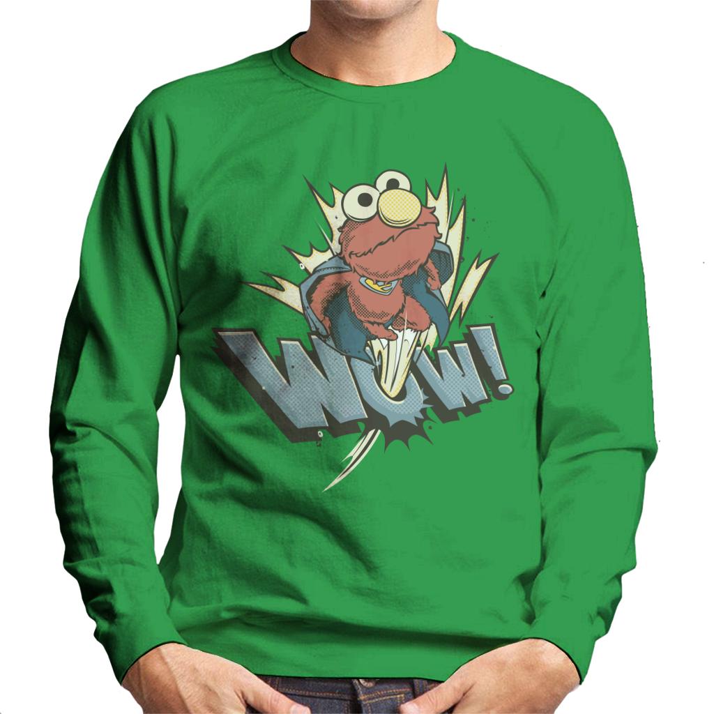 Sesame Street Elmo The Superhero Wow Men's Sweatshirt product image 4