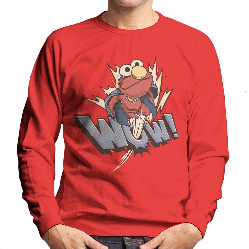 Sesame Street Elmo The Superhero Wow Men's Sweatshirt product image 6