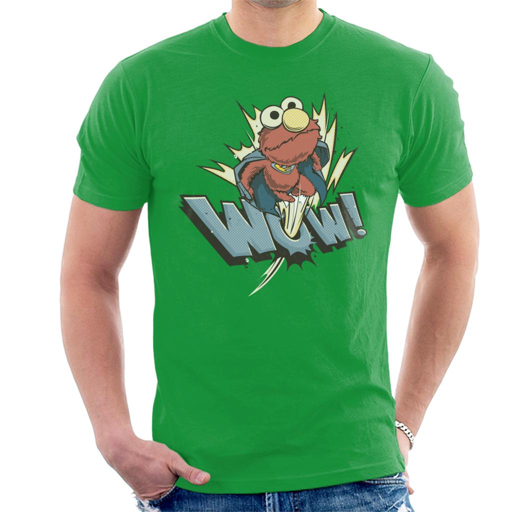 Sesame Street Elmo The Superhero Wow Men's T-Shirt product image 4