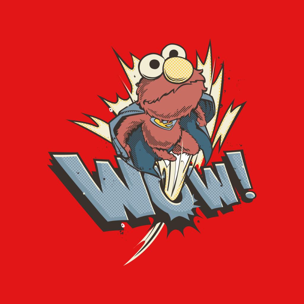 Sesame Street Elmo The Superhero Wow Women's Hooded product image 7