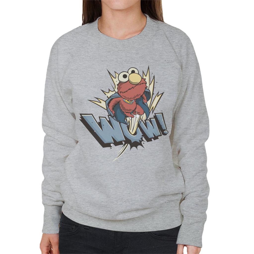 Sesame Street Elmo The Superhero Wow Women's Sweatshirt product image 1