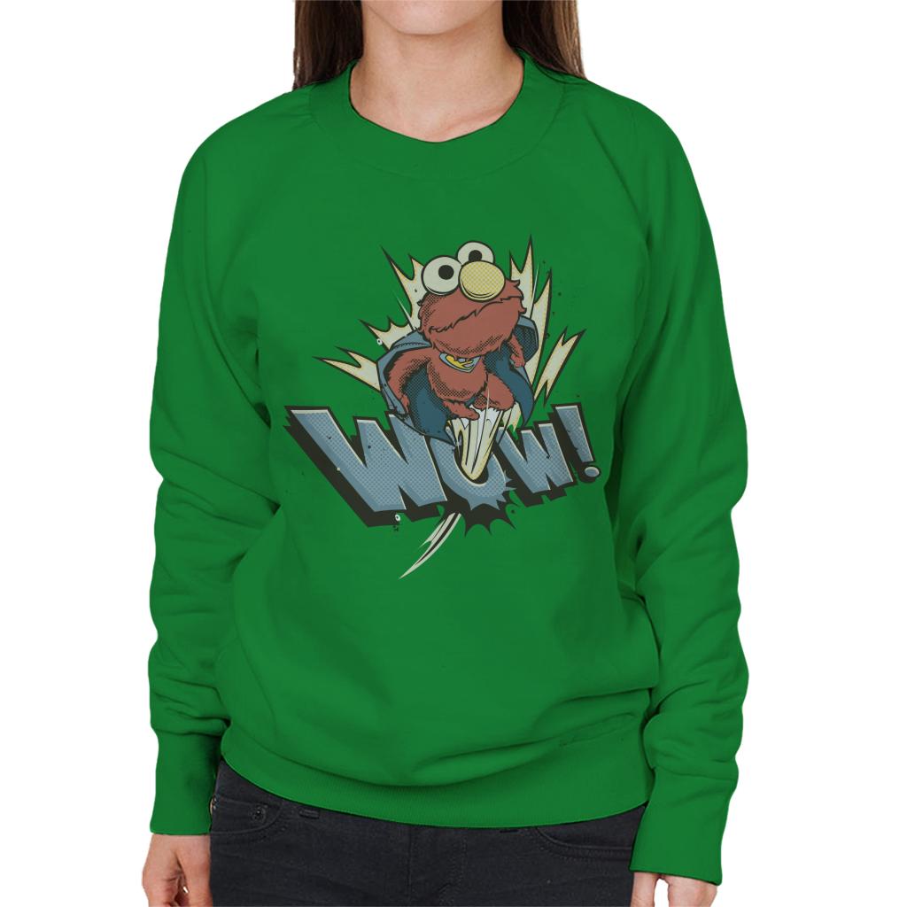 Sesame Street Elmo The Superhero Wow Women's Sweatshirt product image 4