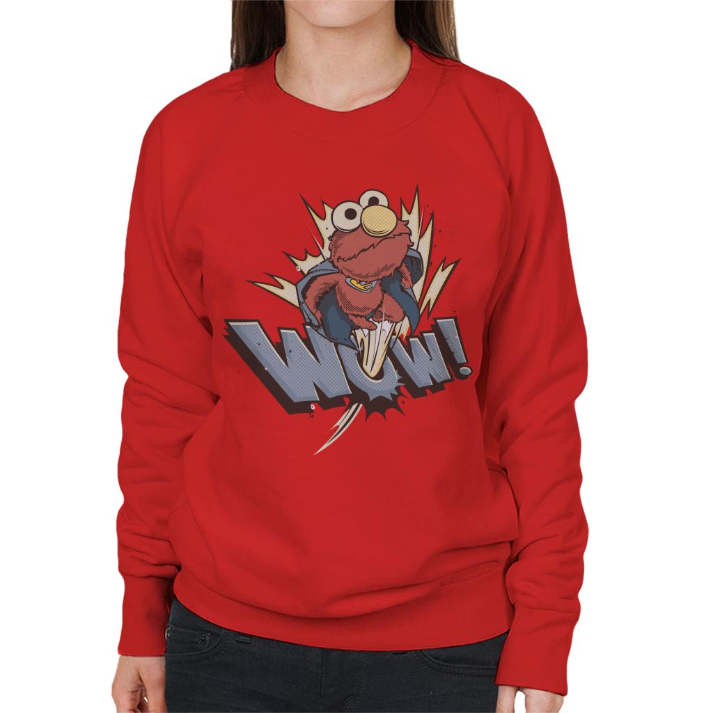 Sesame Street Elmo The Superhero Wow Women's Sweatshirt product image 6